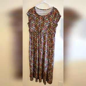 Super Cute Dresses L Floral Nursing Dress